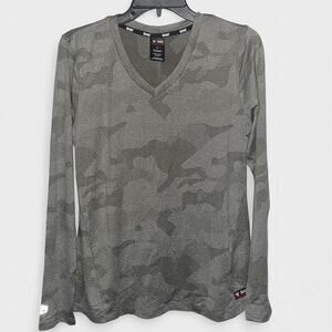 Tapout x WWE Olive Green Camo Space Dye Long Sleeve Shirt - Size L